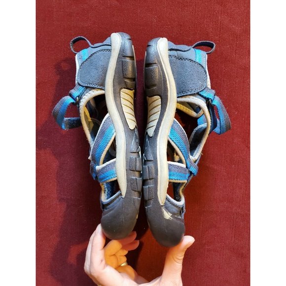 Boys Keen Newport H2 Water Shoes Blue/Gray Sz US 5 - Picture 3 of 6